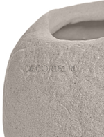 Кашпо TREEZ Effectory Organic Сфера Белый песок д-59 см, в-50 см 41.33-15-23-098-BE-59