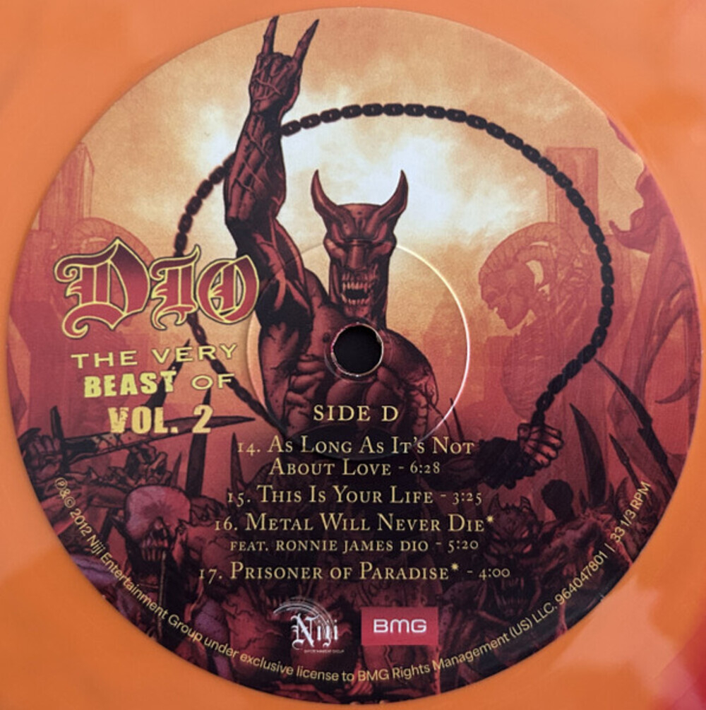 Dio / The Very Beast Of Dio Vol. 2 (Coloured Vinyl)(Limited Edition)(2LP)
