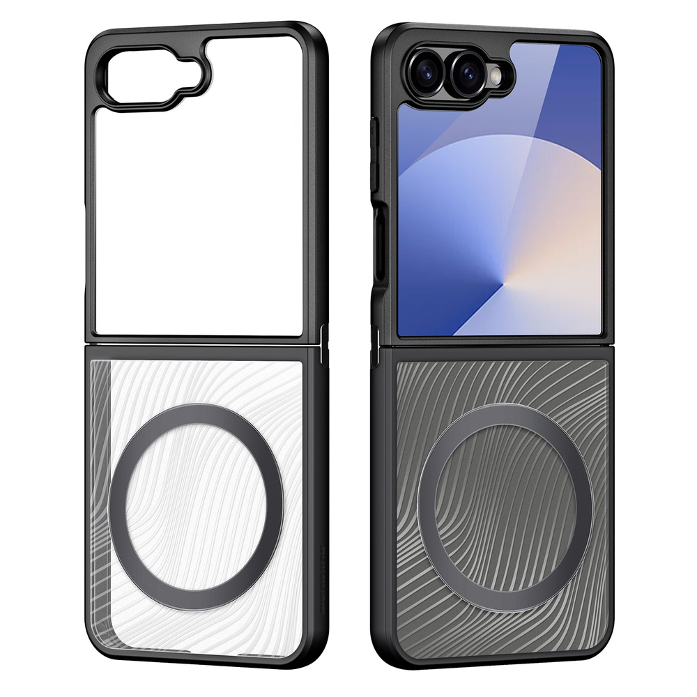 Чехол с поддержкой MagSafe от Dux Ducis для Samsung Galaxy Z Flip 7, серия Aimo Mag Series Case