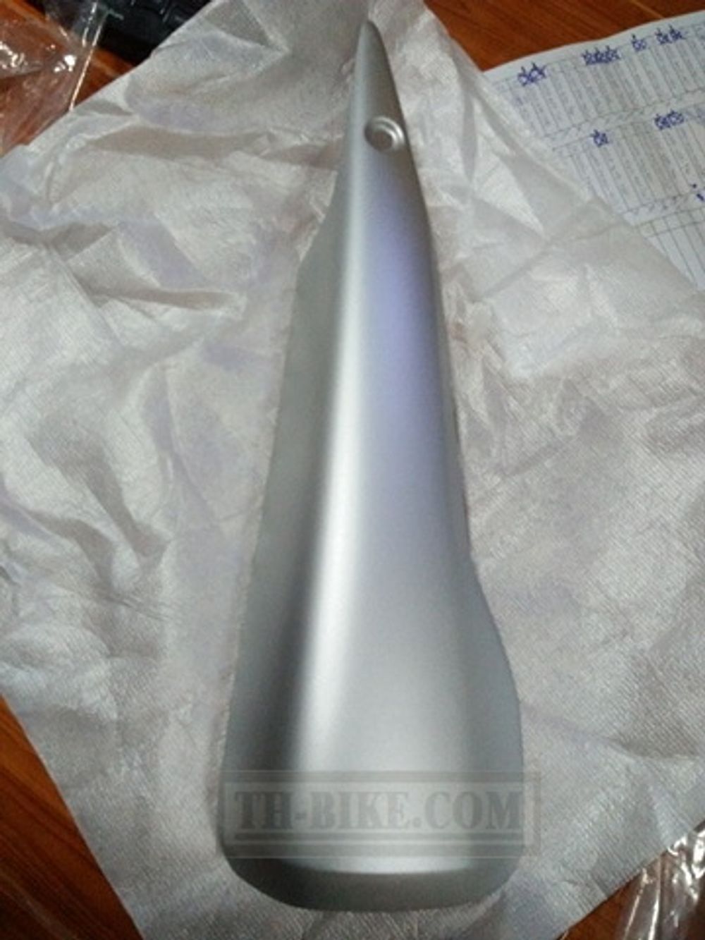 18355-KYJ-900. COVER A, MUFFLER (SLV)