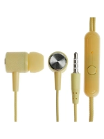Наушники CB-51, проводные, вакуумные, микрофон, 1 м, Jack 3.