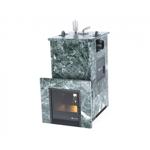 Банная печь ИзиСтим Анапа в полноценном кожухе с боковым подключением
