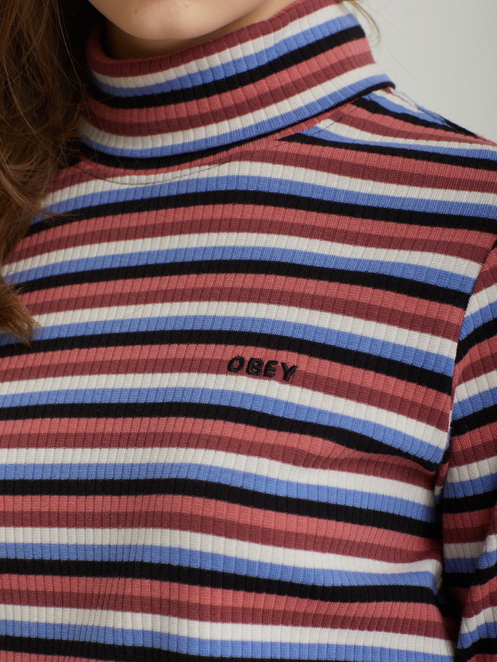Женская Водолазка Quince Stripe Turtleneck