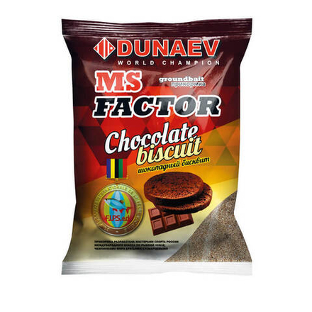 Прикормка "DUNAEV-MS FACTOR" 1кг Шоколадный бисквит