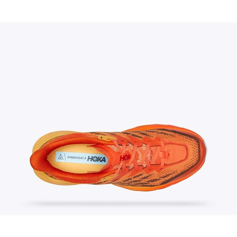 Кроссовки мужские HOKA M SPEEDGOAT 5 Puffins Bill / Amber Yellow