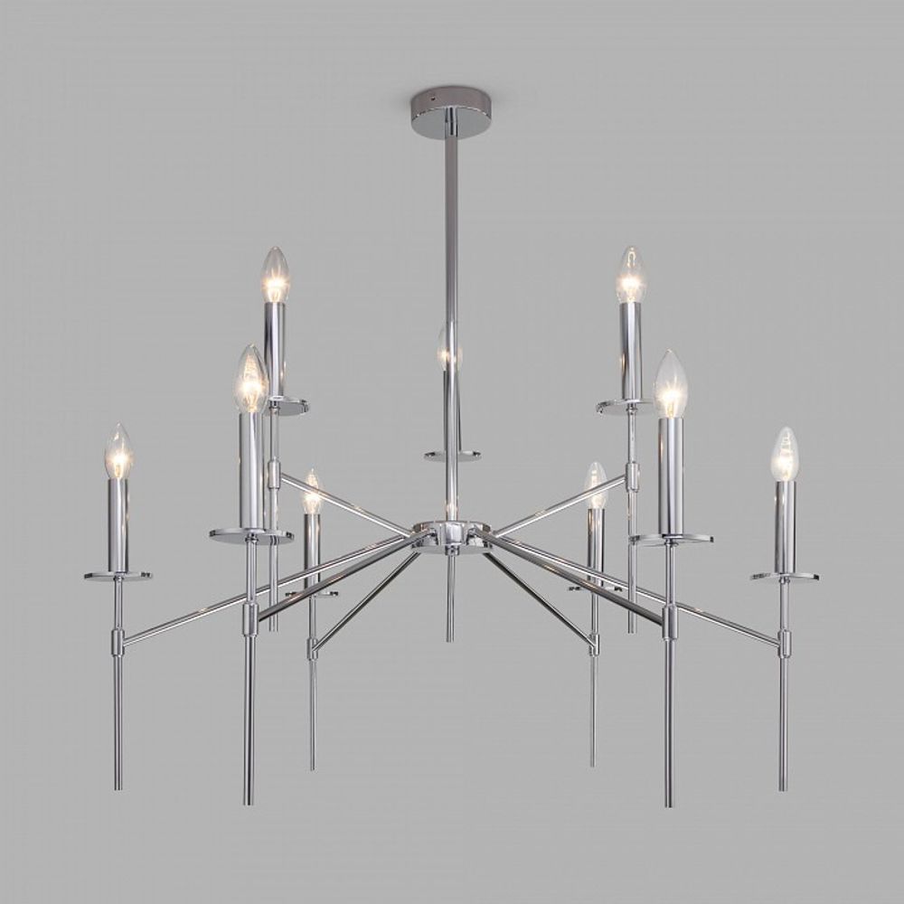 Люстра на штанге Eurosvet Anders 60142/9 хром