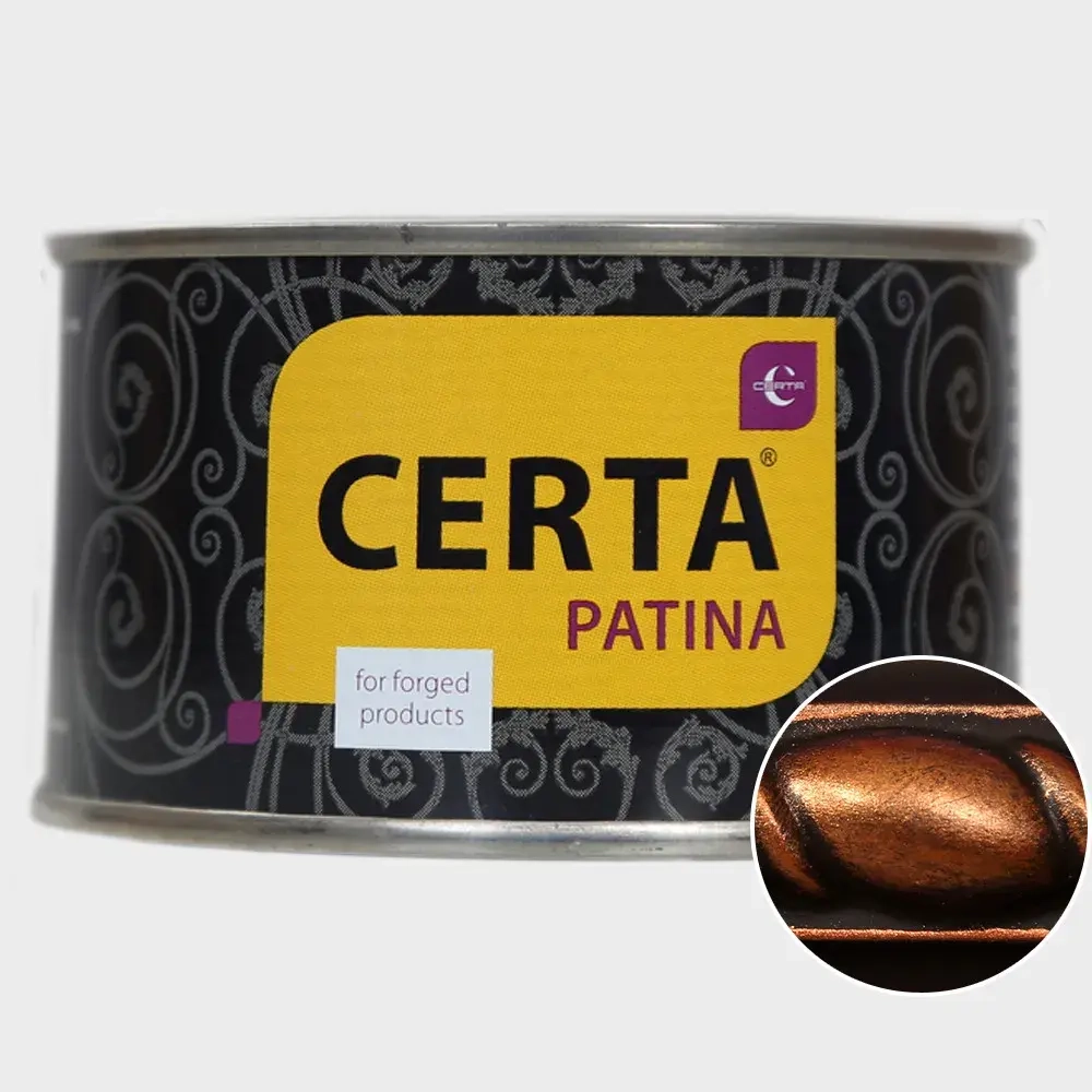 CERTA - PATINA  Винтажный эффект Патина термостойкая Красная медь  80гр (700°С)