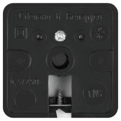 Кнопка дверного звонка ЭРА D2 проводного, черная | Электрозвонки проводные