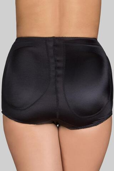 Шелковистые трусы пуш-ап для бедер и ягодиц (Размер: XL) (Цвет: черный)