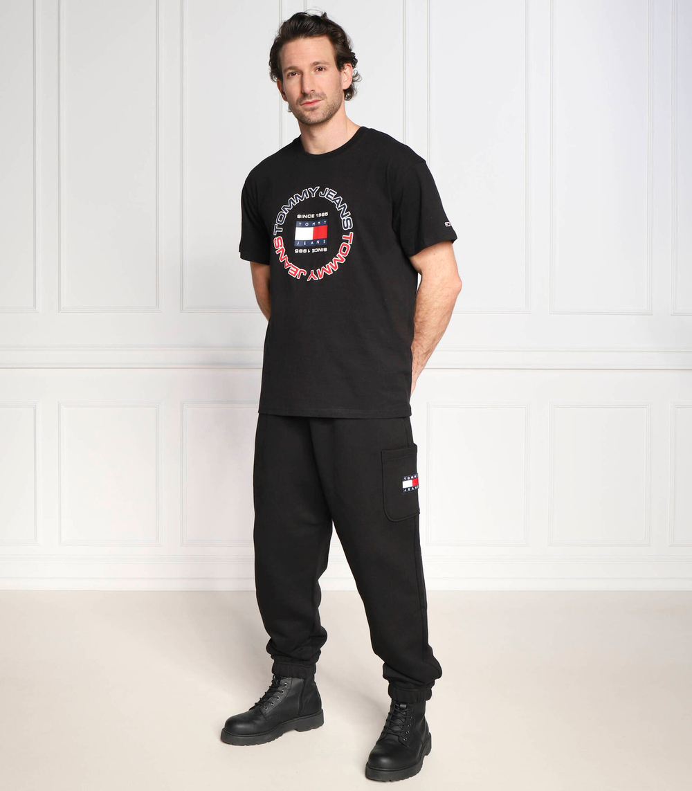 спортивные штаны badge Tommy Jeans - черный(DM0DM15849)