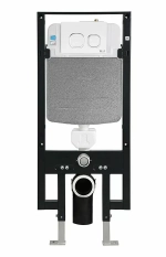Унитаз с инсталляцией WeltWasser AMBERG 497 + TELBACH 004 GL-WT + AMBERG RD-CR