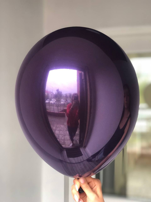 Воздушный шар двойной/глубокий/даблстафф Фиолетовый ПАЛИТРА №4184