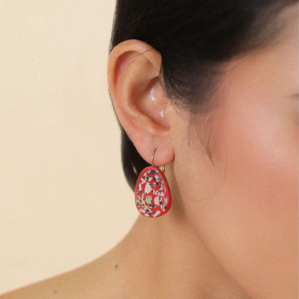 Кольцо Nature Bijoux, Sicilia, разъемное, с далматинской яшмой в смоле, NB25.2-19-25885 (красный)