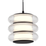 SL6239.403.03 Светильник подвесной ST-Luce черный/прозрачный LED 1*16W 3000K FRITTELA
