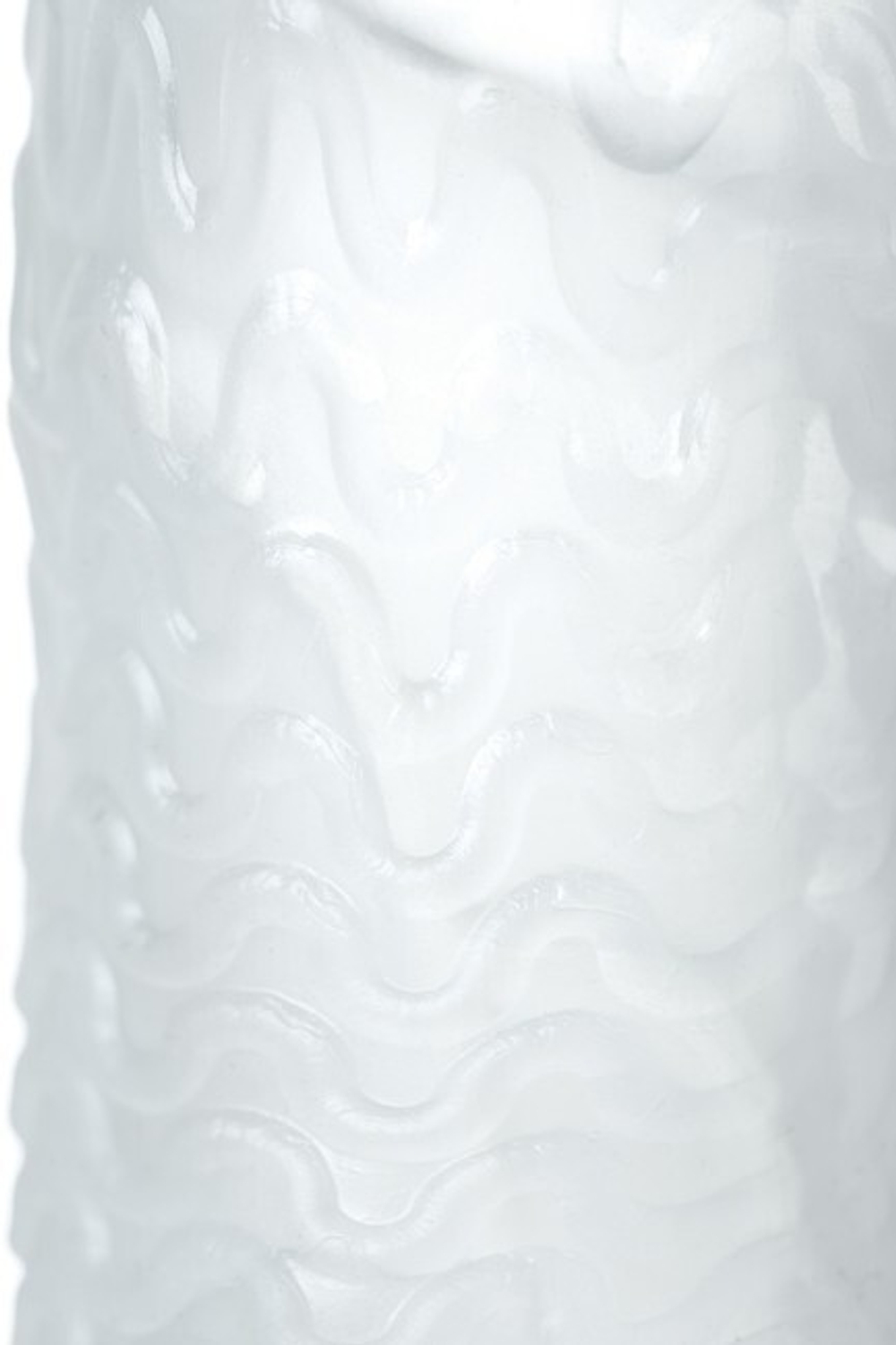 Одноразовый карманный мастурбатор с рельефом внутри Pocket Wavy (Цвет: белый)