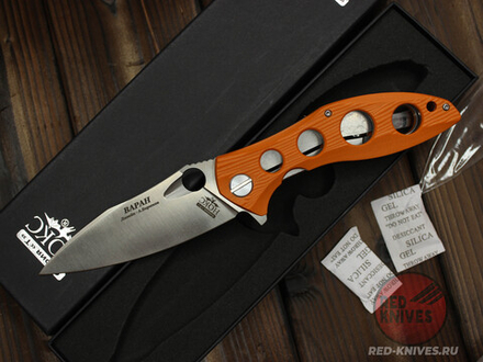 Складной нож НОКС Варан D2 335-109406 c клинком из стали D2, рукоять G10
