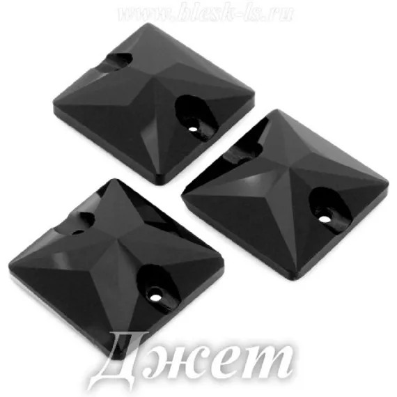 Пришивной квадрат Dongzhou с 2 отверстиями, Джет