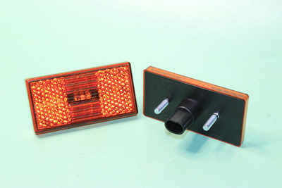 Фонарь боковой габаритный КамАЗ 12/24В LED, 2 контакта