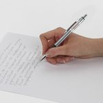 Карандаш механический 0,5 мм, ОФИСНАЯ ПЛАНЕТА, ластик, резиновый грип, корпус металлик, 180381