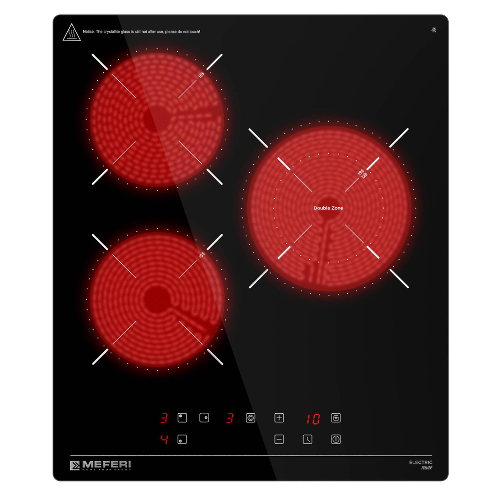 Электрическая варочная панель Meferi MEH453BK POWER фото 4
