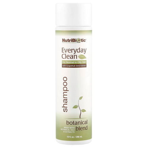NutriBiotic, Everyday Clean Shampoo, растительная смесь с экстрактами косточек грейпфрута, 296 мл (10 жидк. Унций)