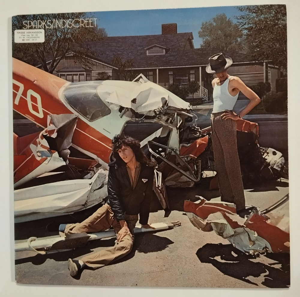 Винтажная виниловая пластинка LP Sparks Indiscreet (UK 1975)