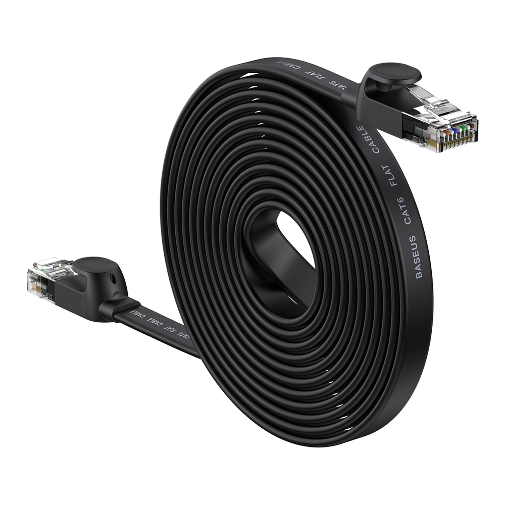 LAN кабель Baseus High Speed Six Types of RJ45 Gigabit Network Cable (Flat) 15m