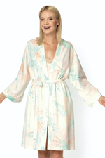 Халат Coco с длинным рукавом (Размер: L) (Цвет: пудровый)