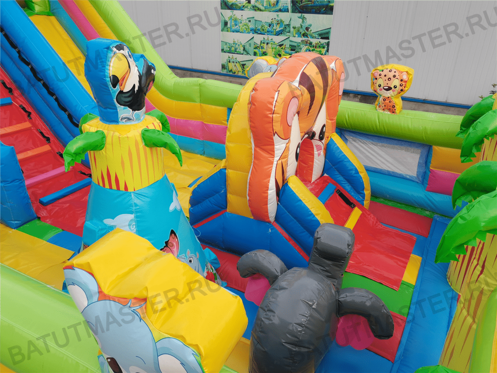 Коммерческий батут "Звериная команда", 10*5*5,5 м