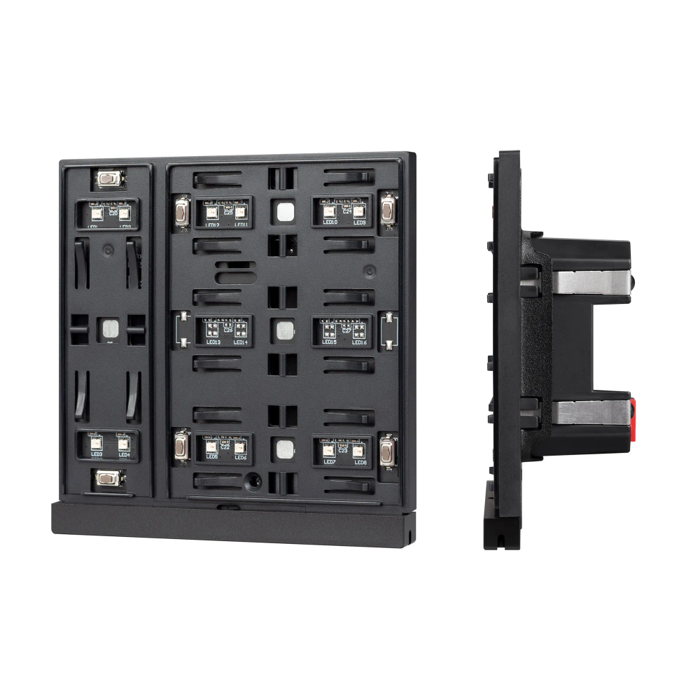 INTELLIGENT ARLIGHT Механизм панели KNX-303-22-IN Black (Bus) (IARL, IP20 Пластик, 2 года) 043109