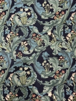 Гобеленовая ткань Листья и цветы 175 см