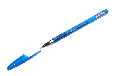 Ручка шариковая R-301 Stick Classic Erich Krause синяя 1мм корпус прозрачный пластиковый 8шт/упак цена за шт