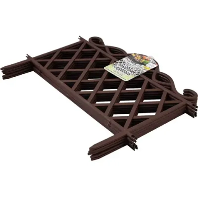 Заборчик садовый 5 секций (комплект 11 шт)