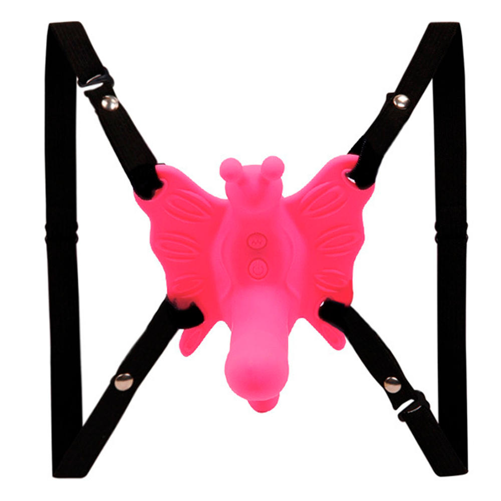 Силиконовая бабочка для стимуляции клитора и сосков Baile Mini Love Egg BI-014143