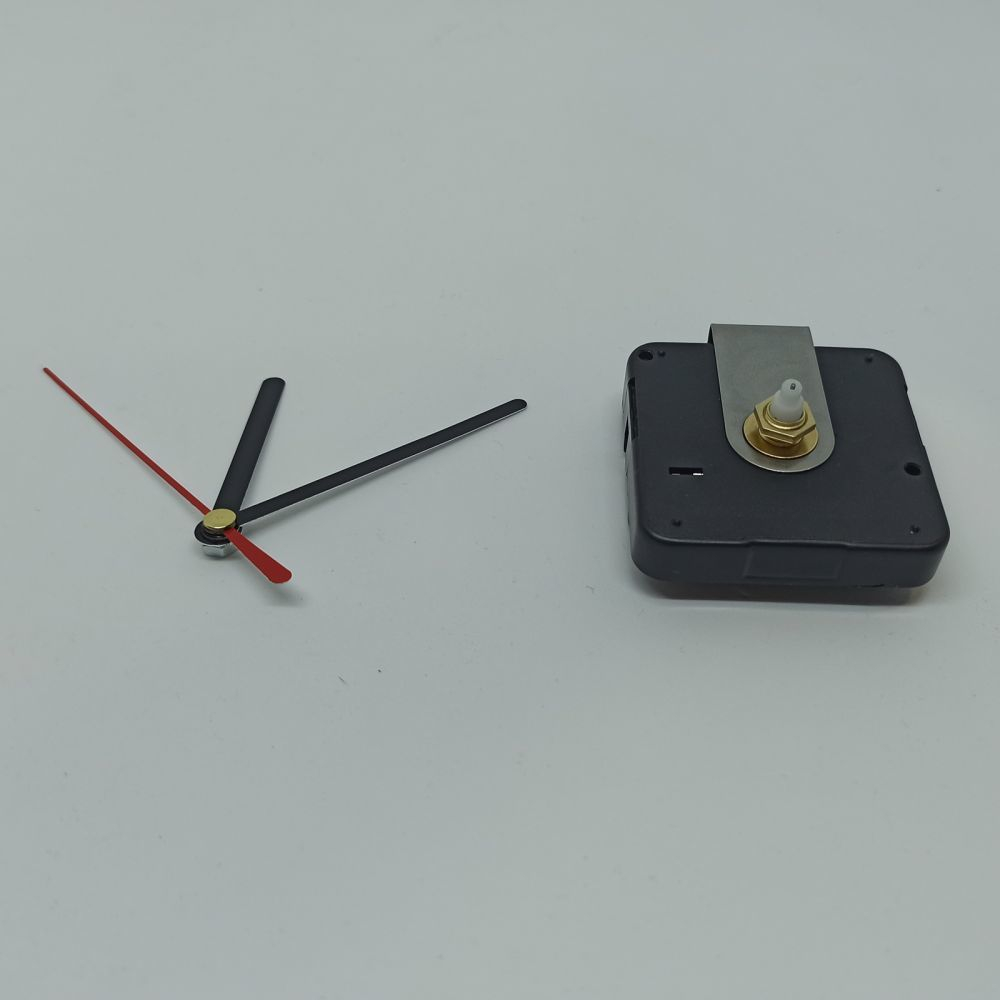 `Часовой механизм, шток 12 мм, со стрелками №17