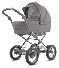 Коляска Inglesina Sofia System Duo 2 в 1 на шасси Ergo Bike SIDERAL GREY, серый