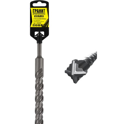 Бур ГРАНИТ SDS+ Quadro-X 26,0*450