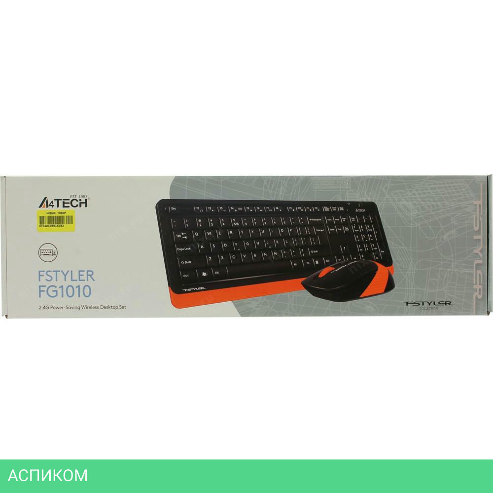 Набор периферии A4Tech Fstyler FG1010 Orange черный/оранжевый