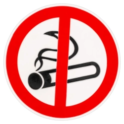Коврик нескользящий д/панели ''No Smoke''(ф16см KING