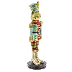 GAEM Фигурка декоративная "Солдатик-лягушонок", L7,5 W7,5 H27 см