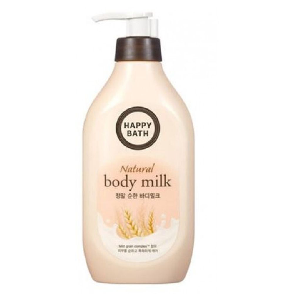 Happy Bath Natural Real Mild Body Milk молочко для тела с зерновым комплексом