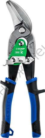 ЗУБР 250 мм, Правые усиленные с выносом ножницы по металлу, Профессионал (23130-OR)