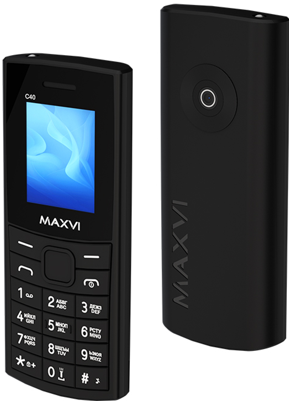 Сотовый телефон Maxvi C40 Black