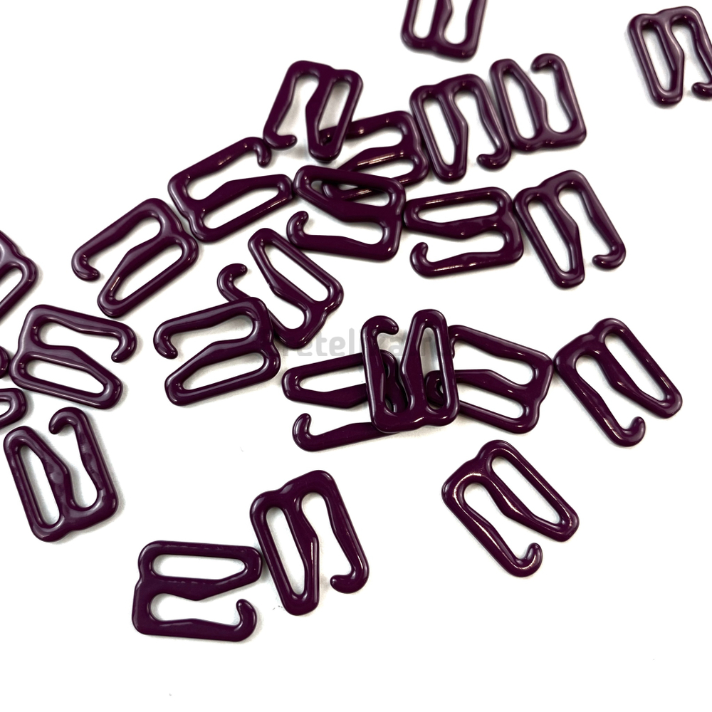 Застежка-крючок металл слива 10 мм, цв. 2605