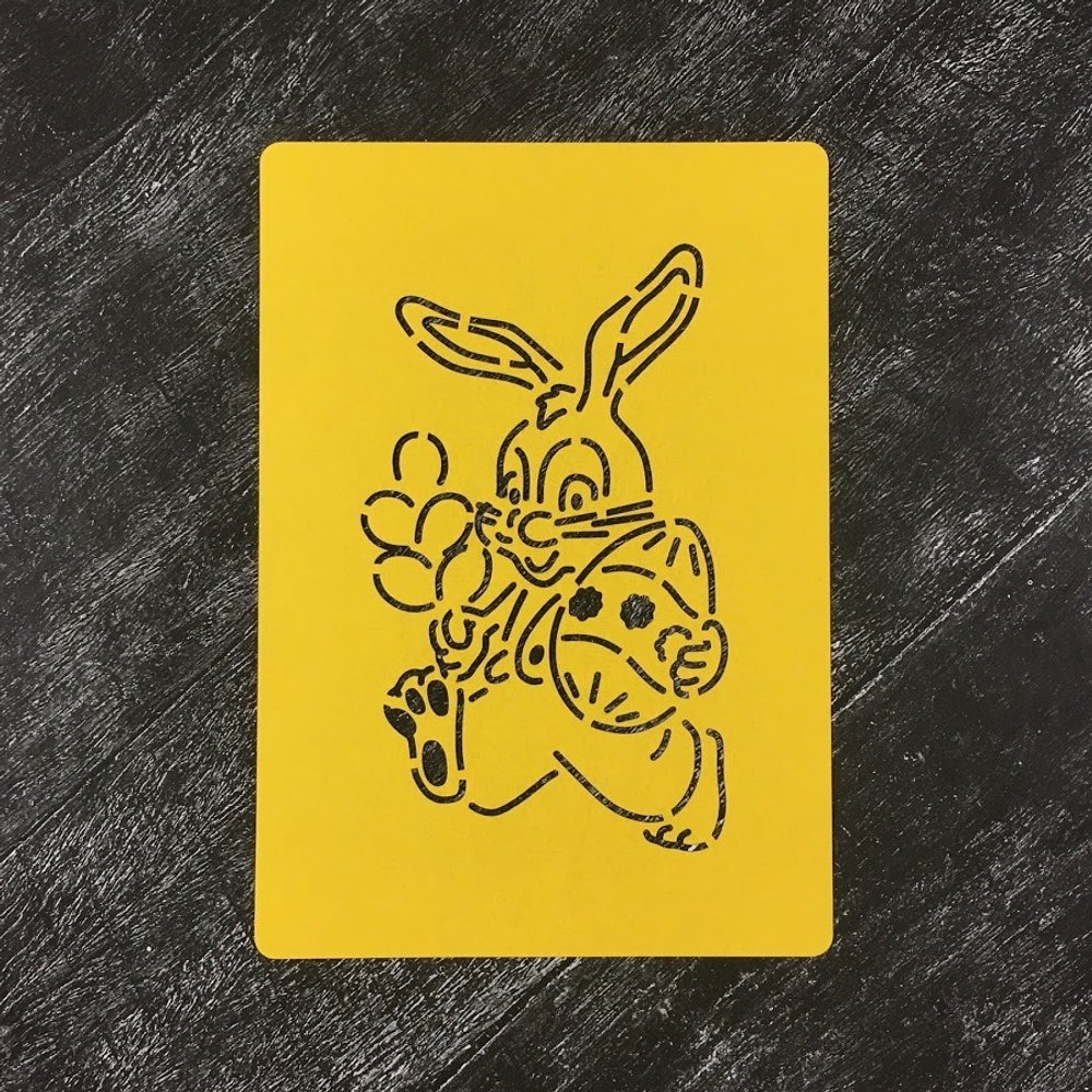 Зайка №27 с вербой и яйцом