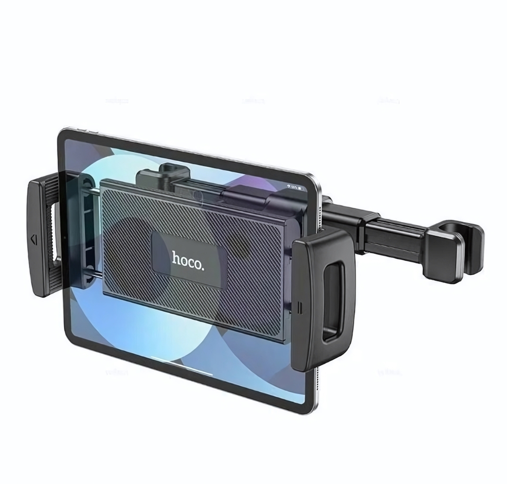 Держатель автомобильный HOCO CA121 зажимной, на подголовник Black