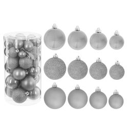 GAEM Набор из 40шт Украшение новогоднее "Шар", D6/5/4/3 см, L14 W14 H26 см
