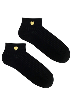 Короткие носки р.35-40 "Mini Print" Сердечко