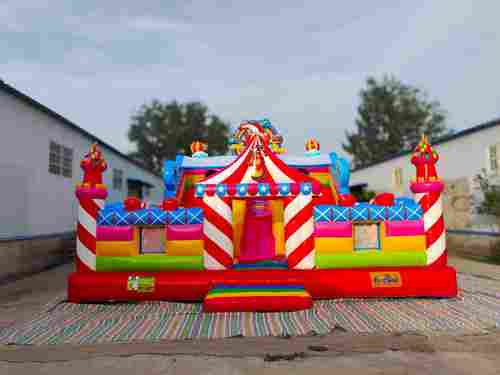 Коммерческий надувной батут «Парк развлечений 2» 12*8*7 м