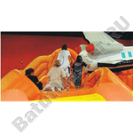 Коммерческий надувной батут "Ракета" 30*20*8 м